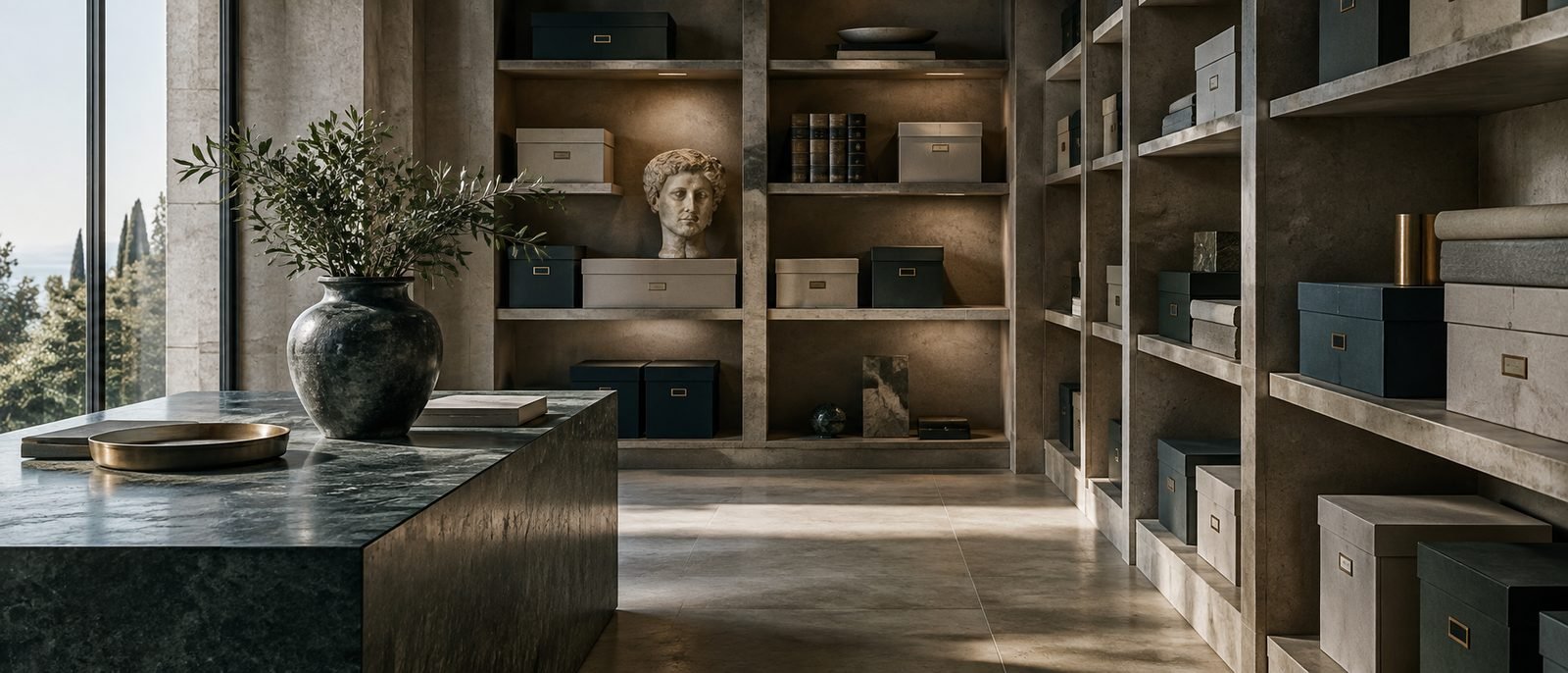 A refined archive of carefully held objects